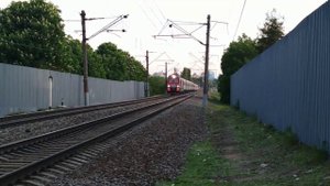 Электровоз ЭП1М-770 с пассажирским поездом 187С "Новороссийск - Архангельск"