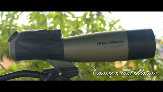 Celestron Ultima 80 - DIGISCOPING of MOON at different Magnifications | with T Ring Attachment смотреть онлайн