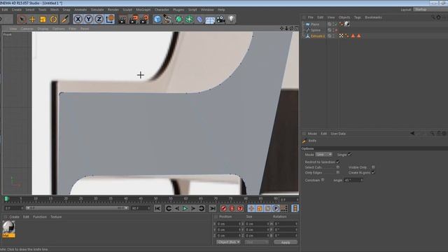 Моделирование мягкой мебели в Cinema 4D часть 1