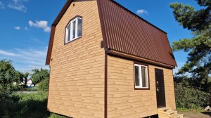 Дачный дом 5/6м в два этажа от компании Лесное раздолье Омск