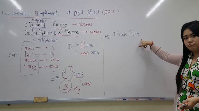 สรรพนามกรรมตรง COD (Les pronoms compléments d'objet direct) By ครูหญิง смотреть онлайн