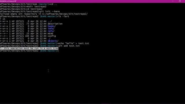 Git bare repository and its application смотреть онлайн