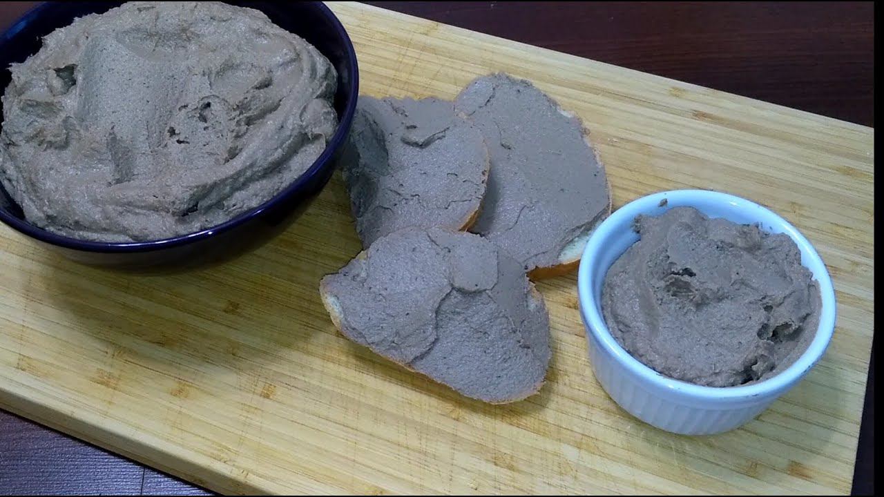 Паштет из куриной печени с грибами. смотреть онлайн