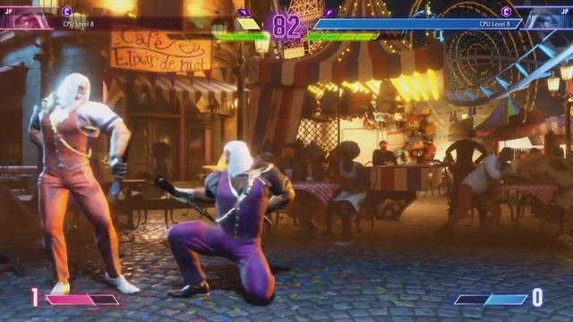 Street Fighter 6 JP Mirror Match CPU Lvl8 SF6 Crazy Combos