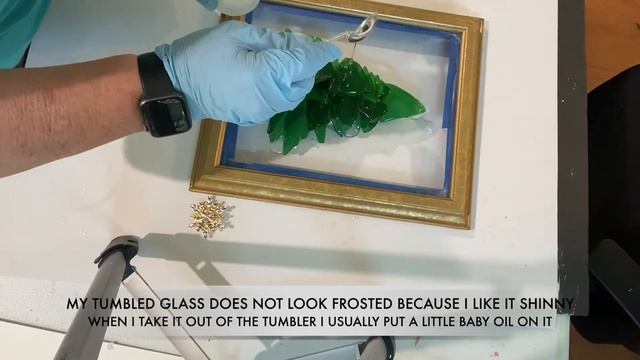 EPOXY RESIN, SEA GLASS CHRISTMAS TREE, RESIN ART, GLASS ART TUMBLED GLASS ,SEA GLASS, DIY смотреть онлайн