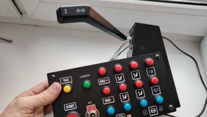 Контроллер поворотников для ETS 2  ATS на базе рычага от девятки и ардуино Pro Micro