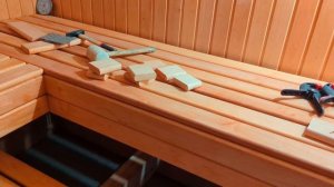 Парная. Делаем полки из ольхи.