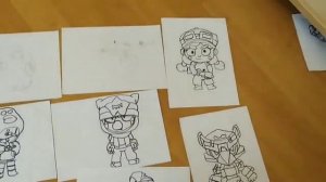 Рисуем персонажей brawl stars