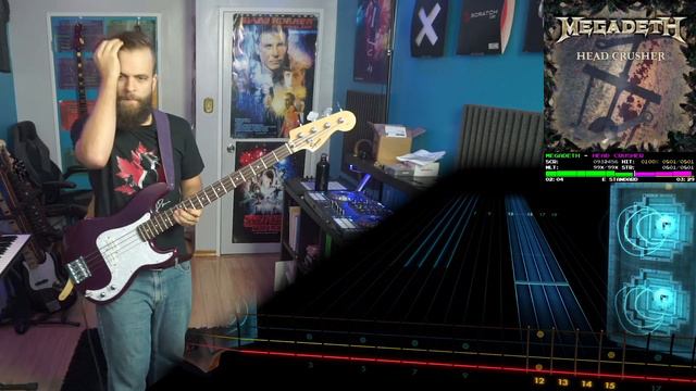 Megadeth - Head Crusher | BASS Tabs & Cover (Rocksmith) смотреть онлайн