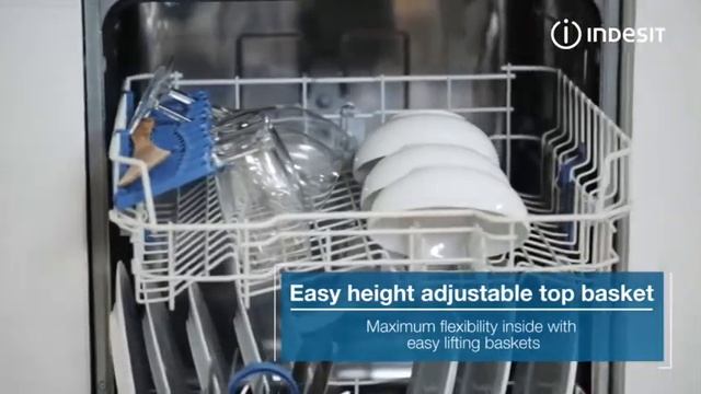 Indesit DIF04B1 Integrated Dishwasher смотреть онлайн