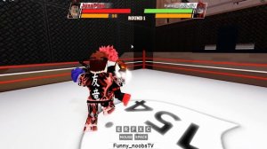 НАУЧИЛ НУБИКА ДРАТЬСЯ КАК ПРО В Boxing League Roblox Симулятор качка в Роблокс