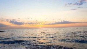 Первый день зимы.Закат на пляже_Коралл_.Адлер.