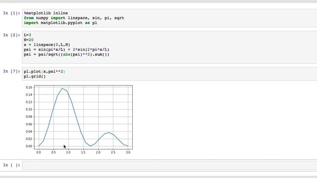 Wavefunction in a numpy array to expectation value смотреть онлайн