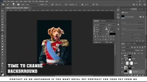 How to create Royal Pet Portrait Photoshop tutorial | Royal Pet Portrait | Renaissance pet portrait