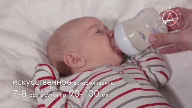 Режим и уход  за ребенком в возрасте одного месяца.