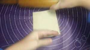 слоеные конвертики с яблочным повидлом