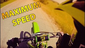 ? Максимальная скорость Kawasaki kx 250