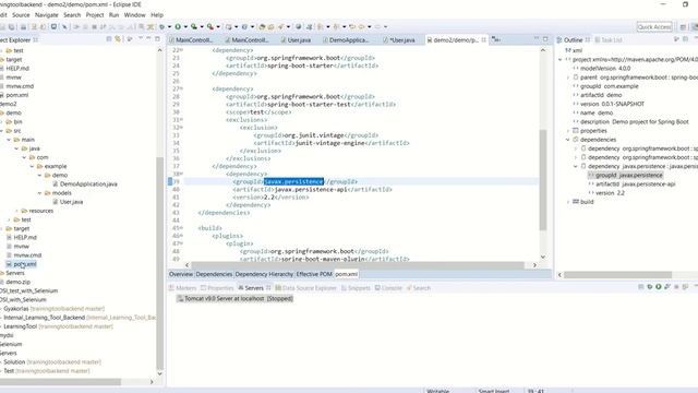 Backend programming, Entity, Lesson 8