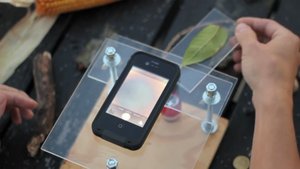 Японец превратил смартфон в электронный микроскоп при помощи лазерной указки