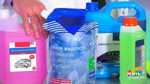 Как выбрать стеклоомывающую жидкость. Жить здорово! Фрагмент выпуска от 18.12.2017