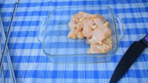 Сочный шашлык из куриной грудки