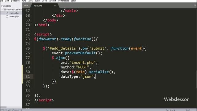 How to Append Last Inserted Data to HTML Table using Ajax PHP смотреть онлайн