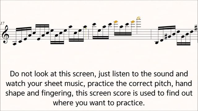 Violin Kreutzer 42 Studies No.12 ♪=60 Slow Practice Play Along Piano смотреть онлайн