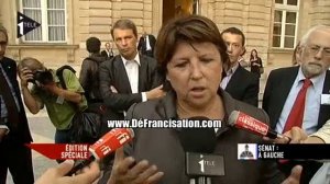 Senat a Gauche : le droit de vote des etrangers priorite de Martine Aubry