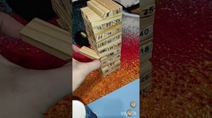 #дженга с #цифрами и с игровыми #кубиками  #jenga