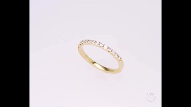Золотое кольцо с бриллиантами G116Ж от компании UDC. смотреть онлайн