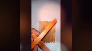 Домик из палочек из под мороженого