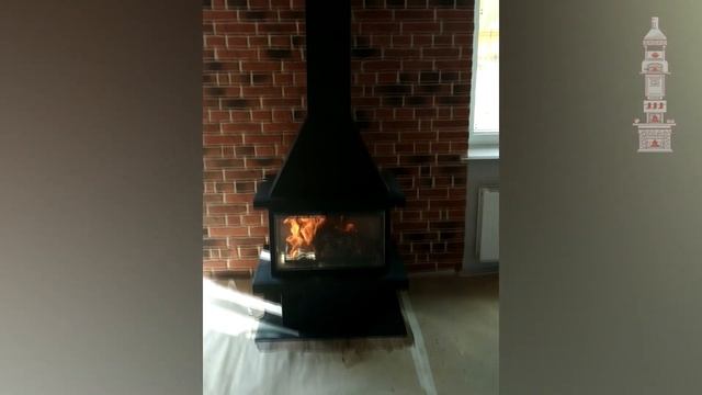 Горение пламени в хай тек камине Rocal Calor LL 15B… смотреть онлайн