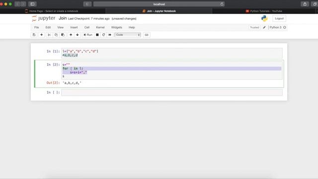 #34 Join Function in Python | Python tutorials in Hindi for Beginners