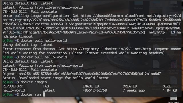 8 - Descargarse imágenes y correr, listar y eliminar contenedores Docker смотреть онлайн