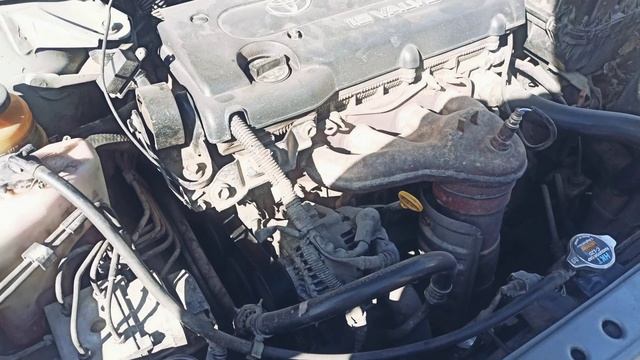 Toyota Camry утренняя диагностика на холодную. Шоркании, стуки, тарахтении. смотреть онлайн