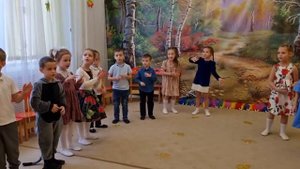 Выступление на английском языке на празднике осени в старшей группе