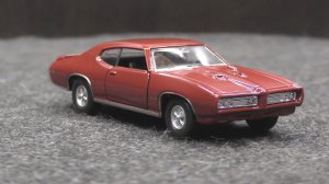 Pontiac GTO / 1969  Welly / Масштаб 1:34 коллекционная / Масштабная модель автомобиля
