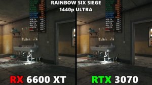 RX 6600 XT VS RTX 3070