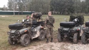 Русский военный квадроцикл