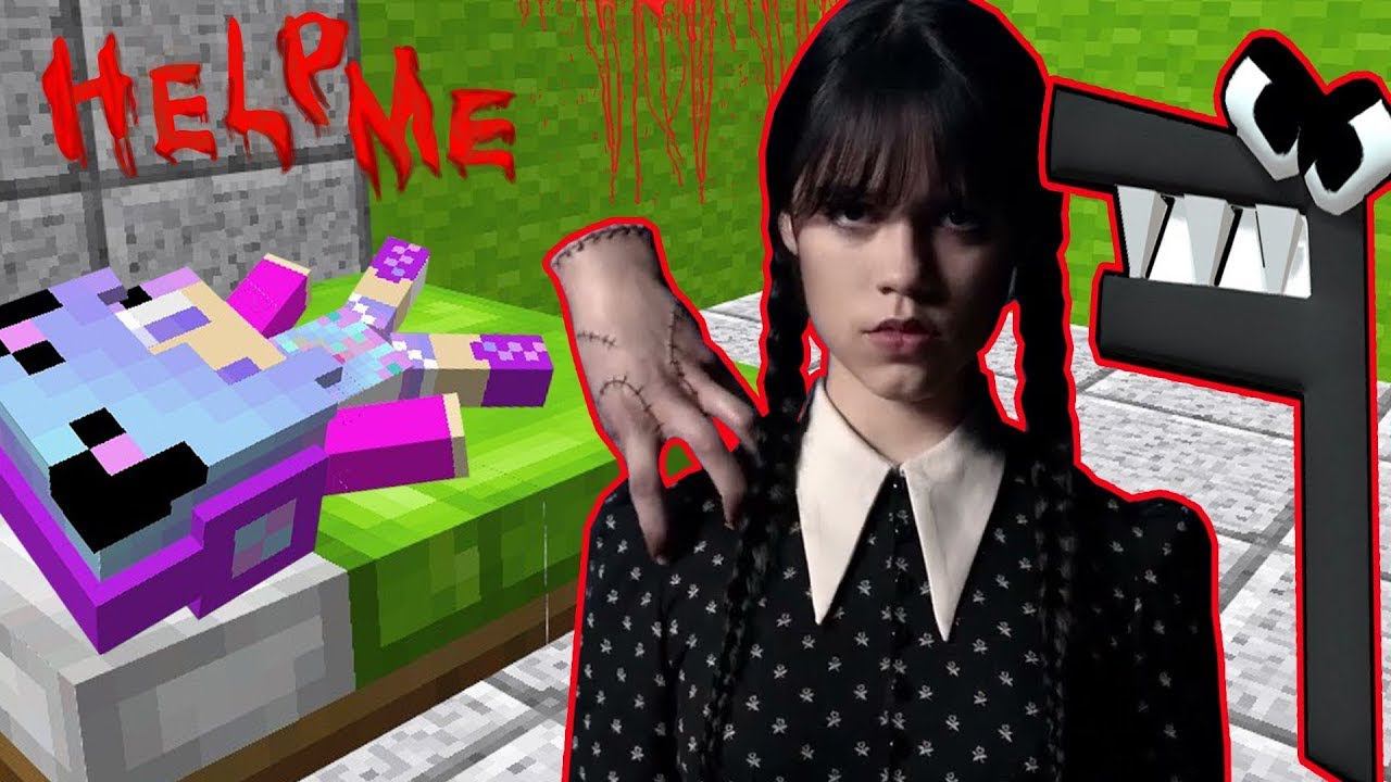 УЭНСДЕЙ АДДАМС И АЛФАВИТ ЛОР СЬЕЛИ ДОЧКУ КСЮШУ В МАЙНКРАФТ SCP ИСПЫТАНИЯ MINECRAFT смотреть онлайн