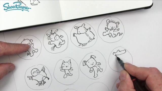 How to draw Baby Animals - book illustration tutorial смотреть онлайн