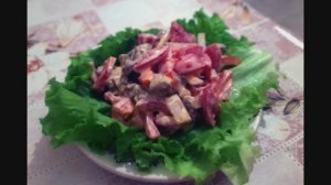 Салат с индейкой