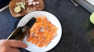 Карпаччо из красной рыбы. Очень удачный рецепт