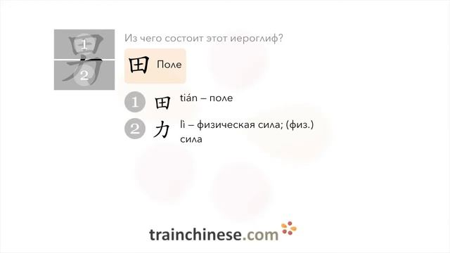 Как пишется 男 (nán) – мужчина — порядок черт, ключ, примеры и произношение