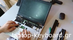 Fujitsu Lifebook S751 Keyboard Replacement - Αλλαγή πληκτρολογίου σε Fujitsu Lifebook S751