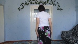 Как сшить  длинную юбку  из  штапеля.