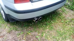 Звук выхлопа. 1.8t прямоток.