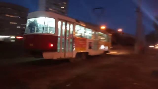 "Яркий экс Европеец"Словацко/братиславская Tatra T3SUCS № 3042 8го маршрута Салтовское шоссе Харько смотреть онлайн