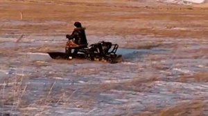 Мотобуксировщик тофалар 500 , его обкатка