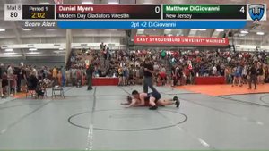 1092 Open Men 80 KG Daniel Myers Modern Day Gladiators Wrestlin vs Matthew DiGiovanni New Jersey 40